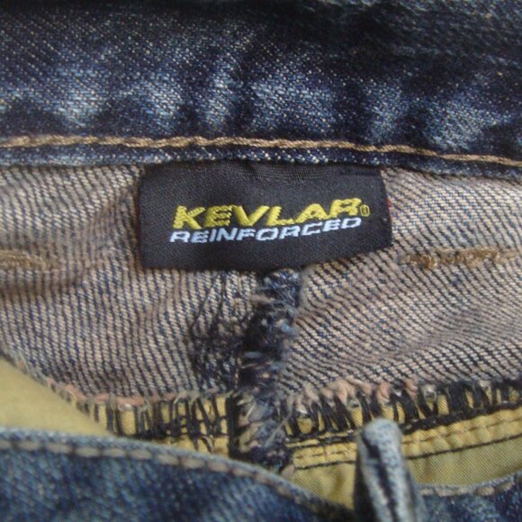 SHIFT TAKE CONTROL Kevlar Reinforced Motorcycle Jeans Blue - Picture 10 of 15